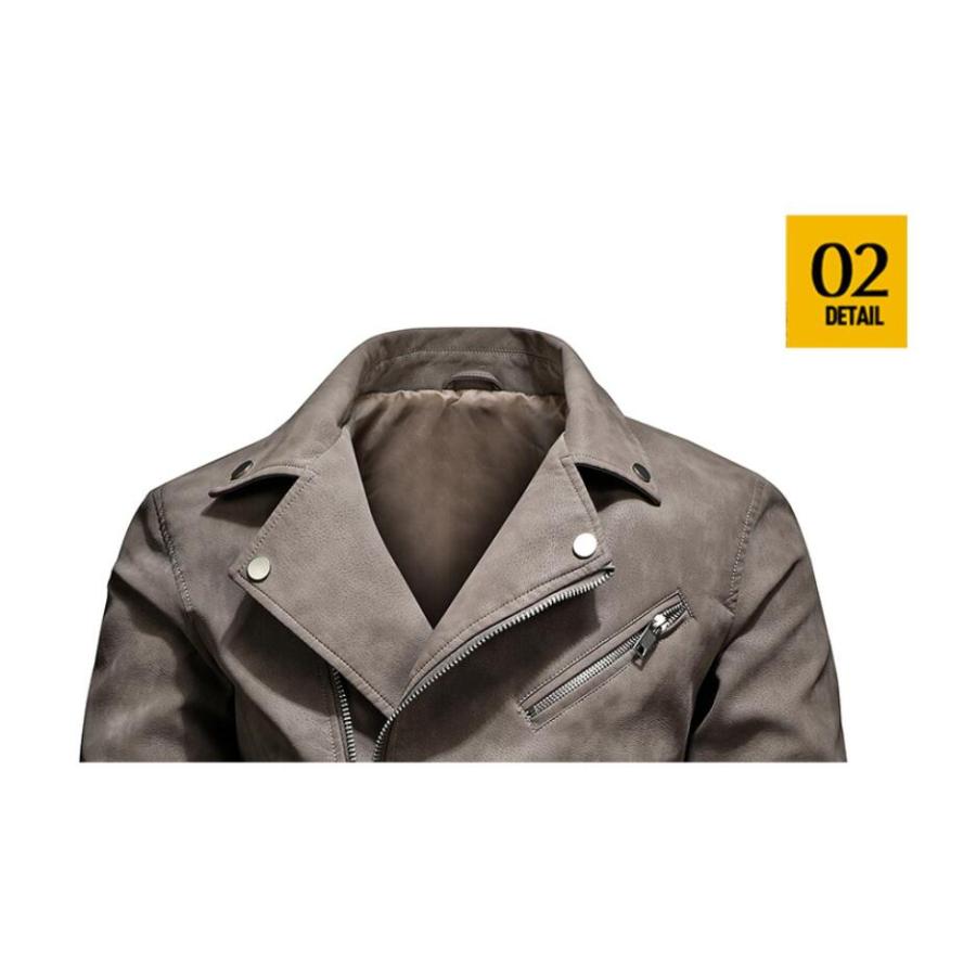 【新品未使用】タグ付き　ハイスリーブレザージャケット J1U Amazon | [yueewhu] レザージャケット レディース フード付き