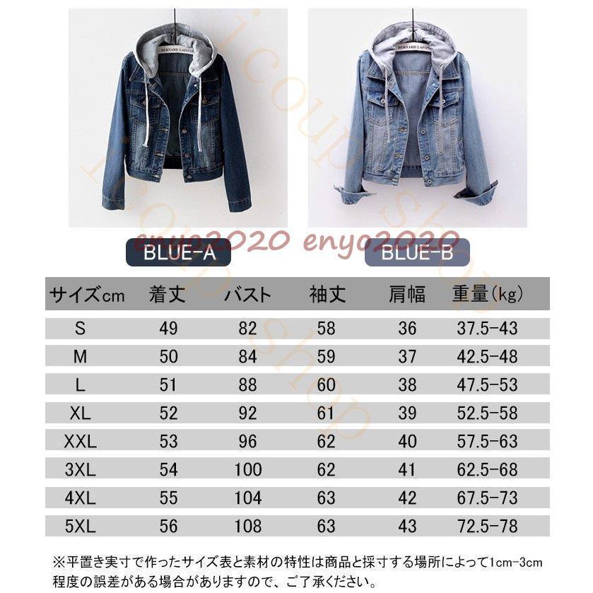 デニムジャケット レディース Gジャン ジージャン デニムジャンパー