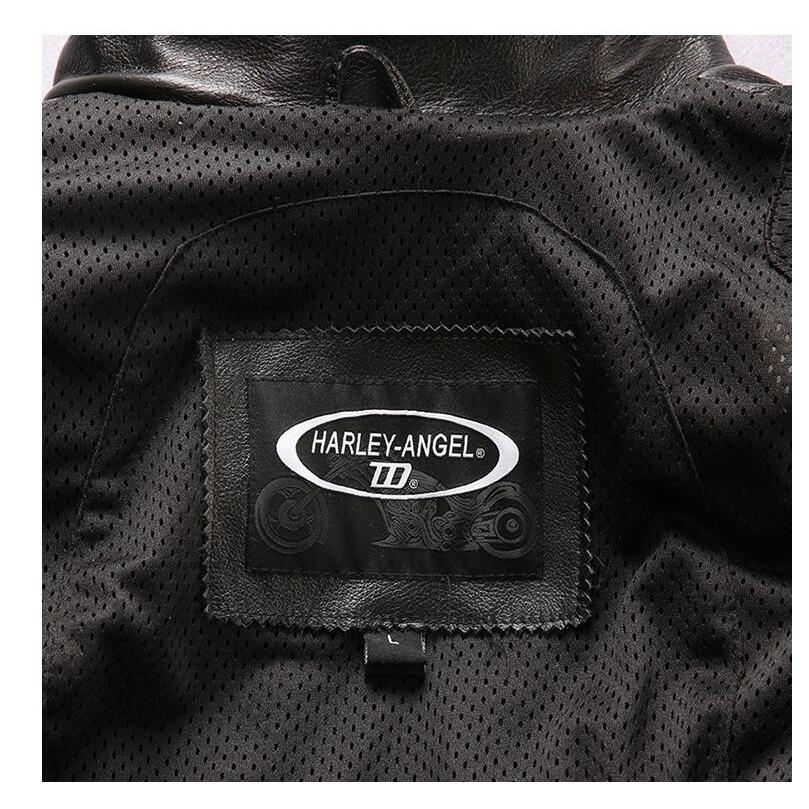 レザージャケット 本革 メンズ 革ジャン バイクジャケット 秋冬 バイク ジャケット ライダースジャケット バイクウェア 革ジャケット 防風 防寒 耐磨の画像