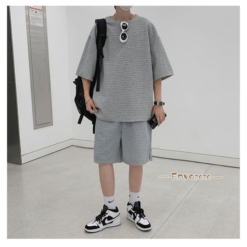 ジャージ スウェット 上下セット メンズ ハーフパンツ セットアップ T
