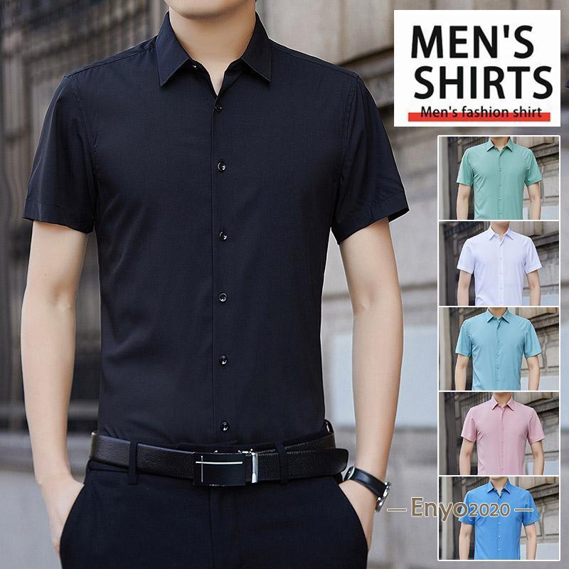 カジュアルシャツ メンズ 半袖 ファッションワイシャツ ドレスシャツ