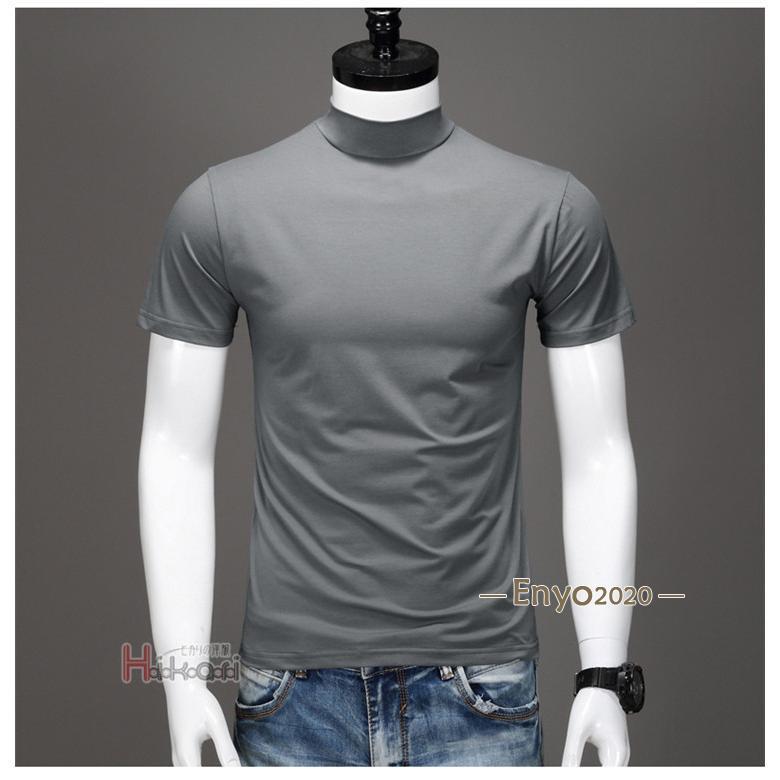 LPFG メンズ 2ライン 半袖モックネックシャツ 未使用 LPFG