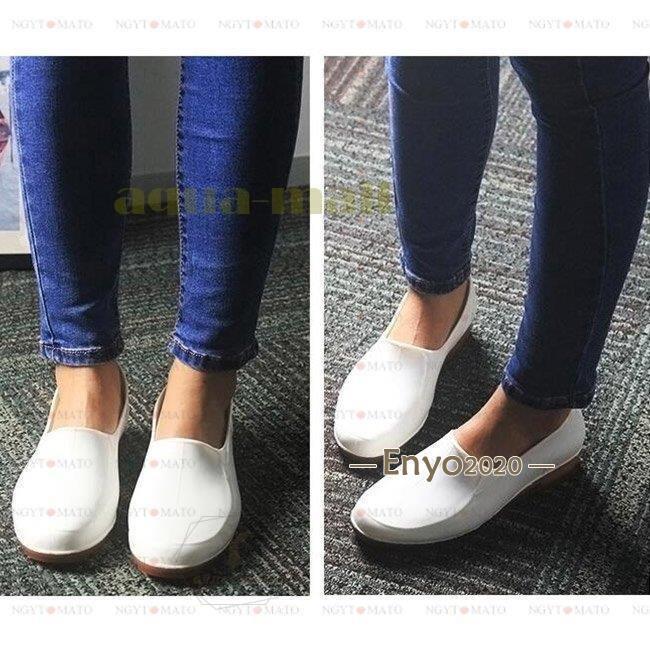 レインシューズ レディース パンプス ラバーシューズ 雨靴 防水 カジュアル 滑りにくい 無地 厚底 スクエアヒール 作業靴 仕事用 ポインテッドトゥ | ブランド登録なし | 11