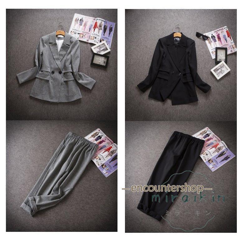 セットアップ レディース 40代 カジュアル ジャケット オフィス