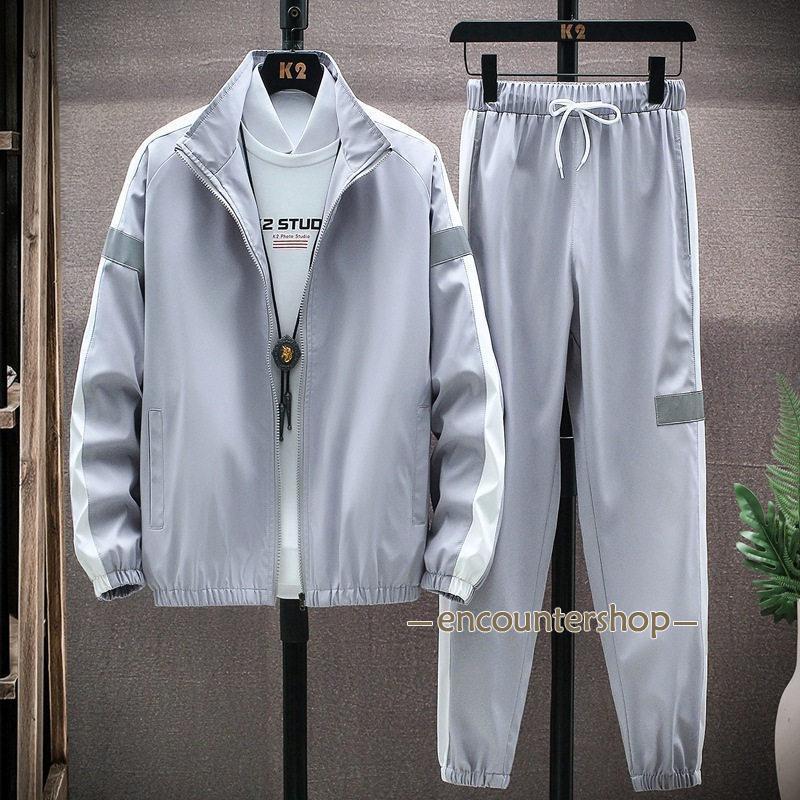 セットアップ メンズ 長袖ジャケット スウェットパンツ 2点セット