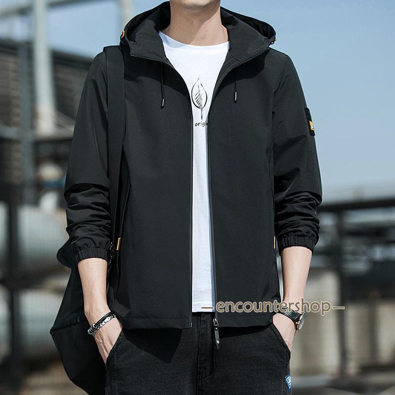 ✨処分価格✨新品未使用❤DSCLUBフード付き薄手ジャンパーL 最旬の春物が特売】マウンテンパーカー ジャケット メンズ ウインド