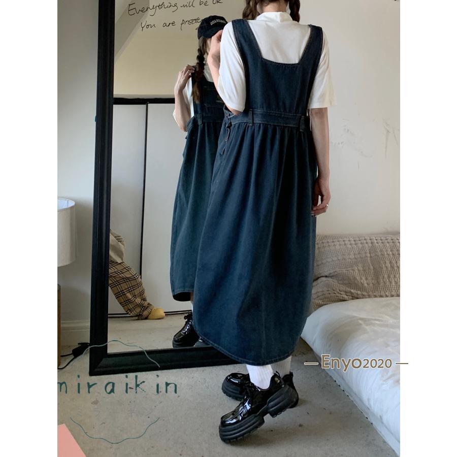 デニムサロペット サロペット オーバーオール ジャンパースカート
