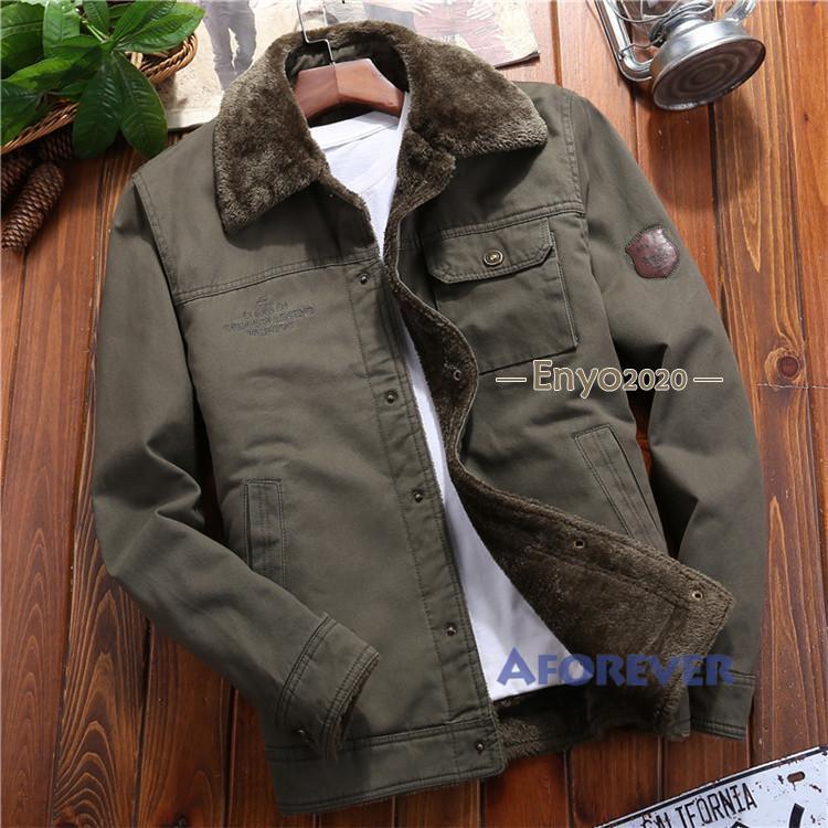 ボアジャケット メンズ 裏起毛 ミリタリージャケット 厚手ジャケット 40代 50代 アウター あったか お兄系 ボアジャケット メンズ 裏起毛 ミリタリージャケット 厚手ジャケット