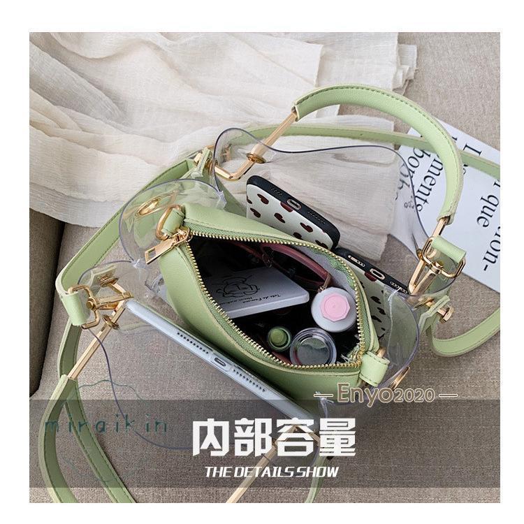 VALENTINO バレンティノ　PVC 透明　クリア　トートバッグ ミニポーチ VALENTINO バレンティノ PVC 透明 クリア トートバッグ ミニポーチ