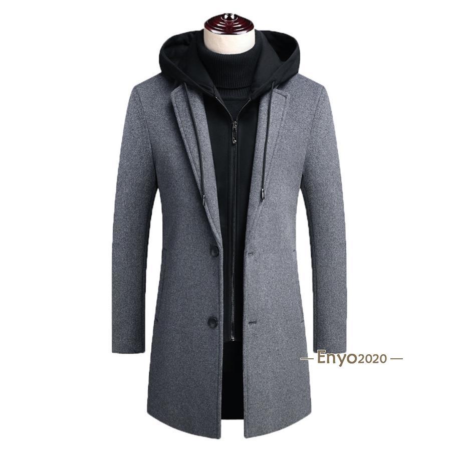 トレンチコート メンズ ビジネスコート チェスターコート フード付き ステンカラーコート ダッフルコート マントコート モッズコート アウター　 | ブランド登録なし | 11