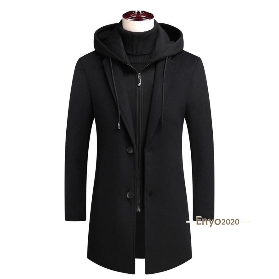 トレンチコート メンズ ビジネスコート チェスターコート フード付き ステンカラーコート ダッフルコート マントコート モッズコート アウター　 | ブランド登録なし | 13