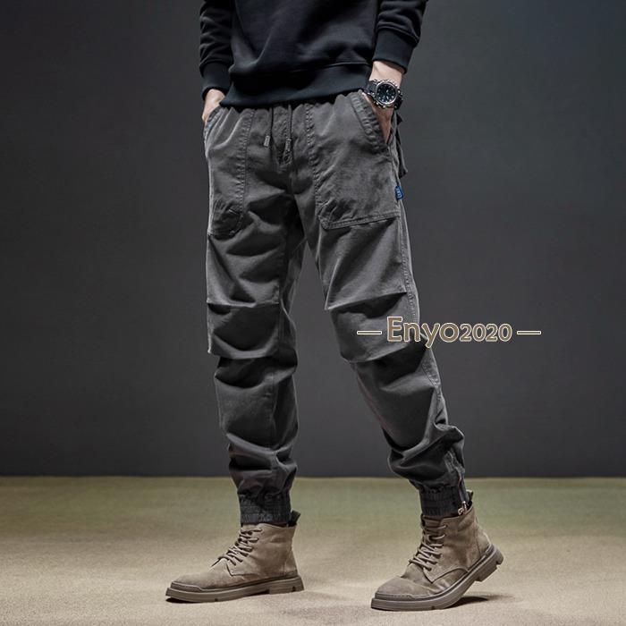 カーゴパンツ メンズパンツ メンズ ミリタリー 厚手 カジュアル ワークパンツ おしゃれ  バイク アウトドア 作業着 | ブランド登録なし