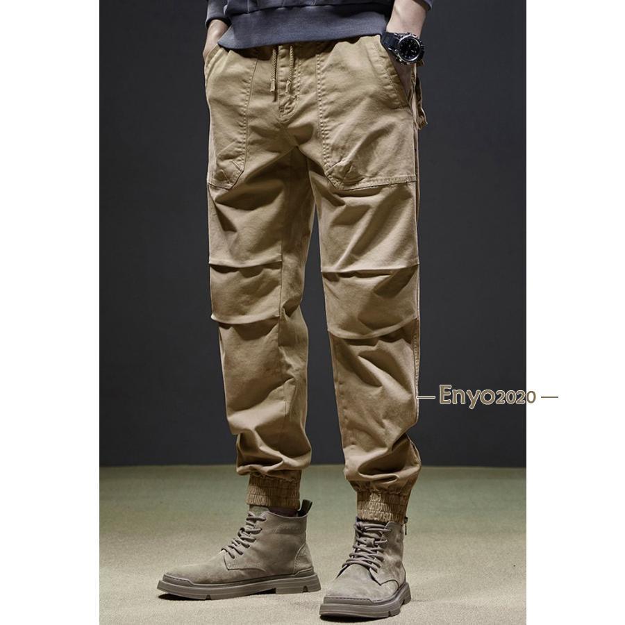 カーゴパンツ メンズパンツ メンズ ミリタリー 厚手 カジュアル ワークパンツ おしゃれ  バイク アウトドア 作業着 | ブランド登録なし | 11