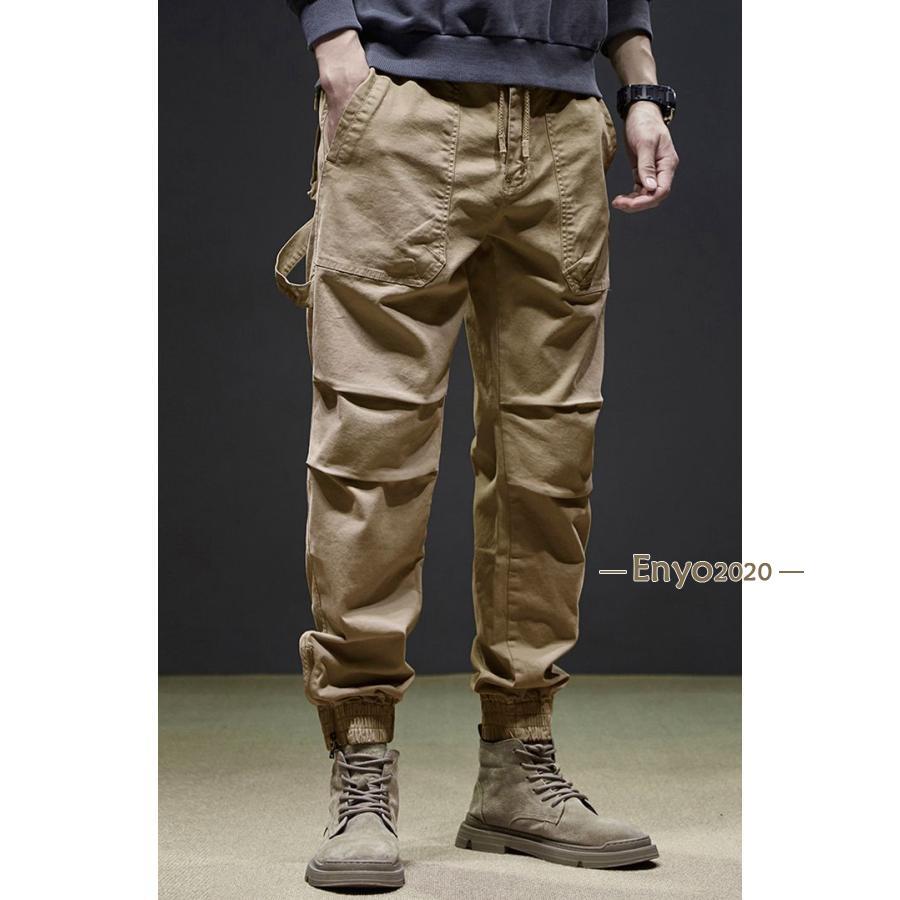 カーゴパンツ メンズパンツ メンズ ミリタリー 厚手 カジュアル ワークパンツ おしゃれ  バイク アウトドア 作業着 | ブランド登録なし | 12