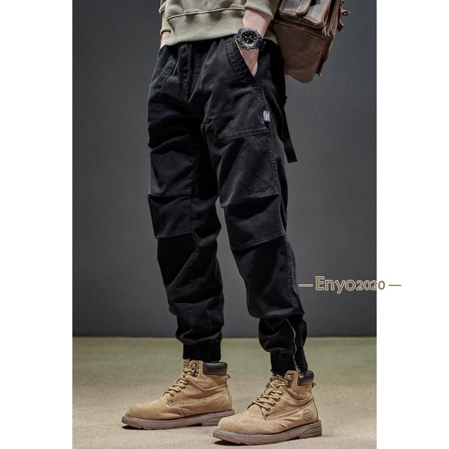 カーゴパンツ メンズパンツ メンズ ミリタリー 厚手 カジュアル ワークパンツ おしゃれ  バイク アウトドア 作業着 | ブランド登録なし | 09