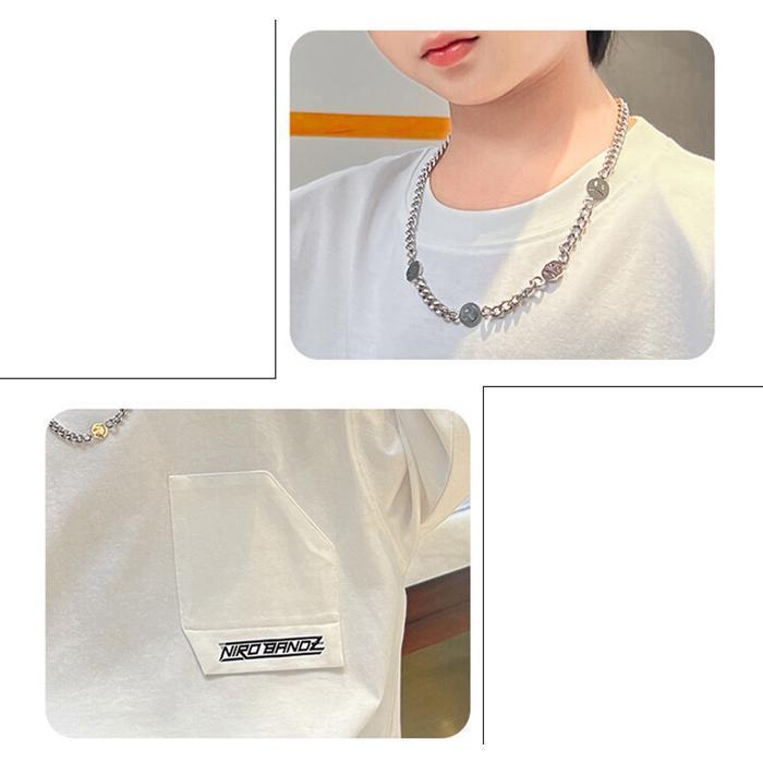 子供服 長袖Tシャツ キッズ 男の子 ゆったりTシャツ トップス ダンス衣装 インナー 春 秋 カジュアル 120 130 140 150 160 170cm カットソー ジュニア｜enyo2020｜09