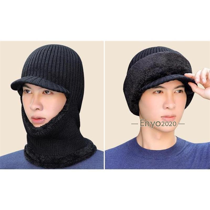 BALENCIAGA ブラック ニット帽 目穴付き BALENCIAGA ブラック ニット帽 目穴付き