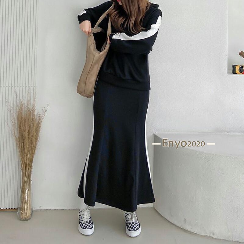 ジャックバニー　長袖　トレーナー　セットアップ　フレアスカート　秋冬　新品タグ付 楽天市場】袖レースピンタックフリルヨーク切替セットアップ1/29