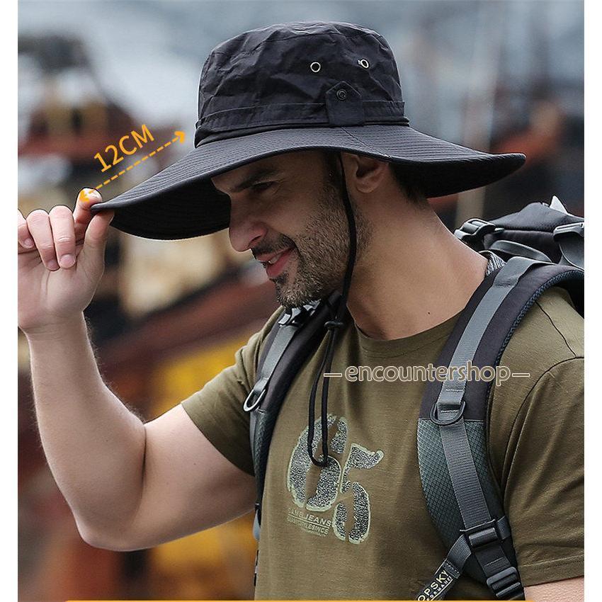 ハット メンズ レディース 帽子 防水 レインハット サファリハット 登山 アウトドア 釣り 撥水 プレゼン 折りたたみ 普段 釣り | ブランド登録なし | 10