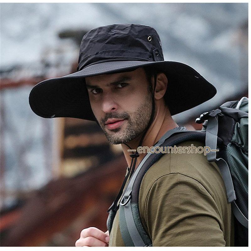 ハット メンズ レディース 帽子 防水 レインハット サファリハット 登山 アウトドア 釣り 撥水 プレゼン 折りたたみ 普段 釣り | ブランド登録なし | 14