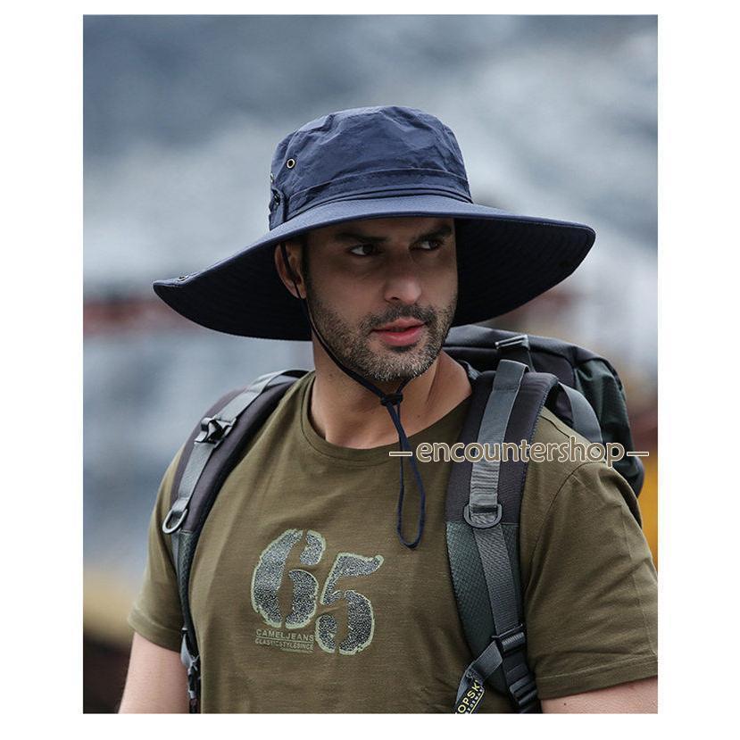 ハット メンズ レディース 帽子 防水 レインハット サファリハット 登山 アウトドア 釣り 撥水 プレゼン 折りたたみ 普段 釣り | ブランド登録なし | 15