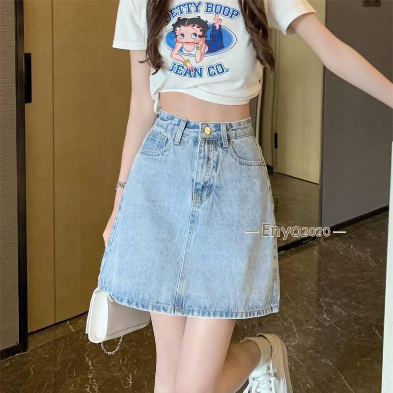 デニムミニスカート♡年中可愛いお出かけ女子会デートに最適 デニムミニスカート デニムスカート ミニスカート ショート丈 A