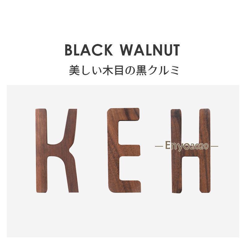 アルファベット イニシャル オブジェ 木製 店舗 飾り ネームプレート