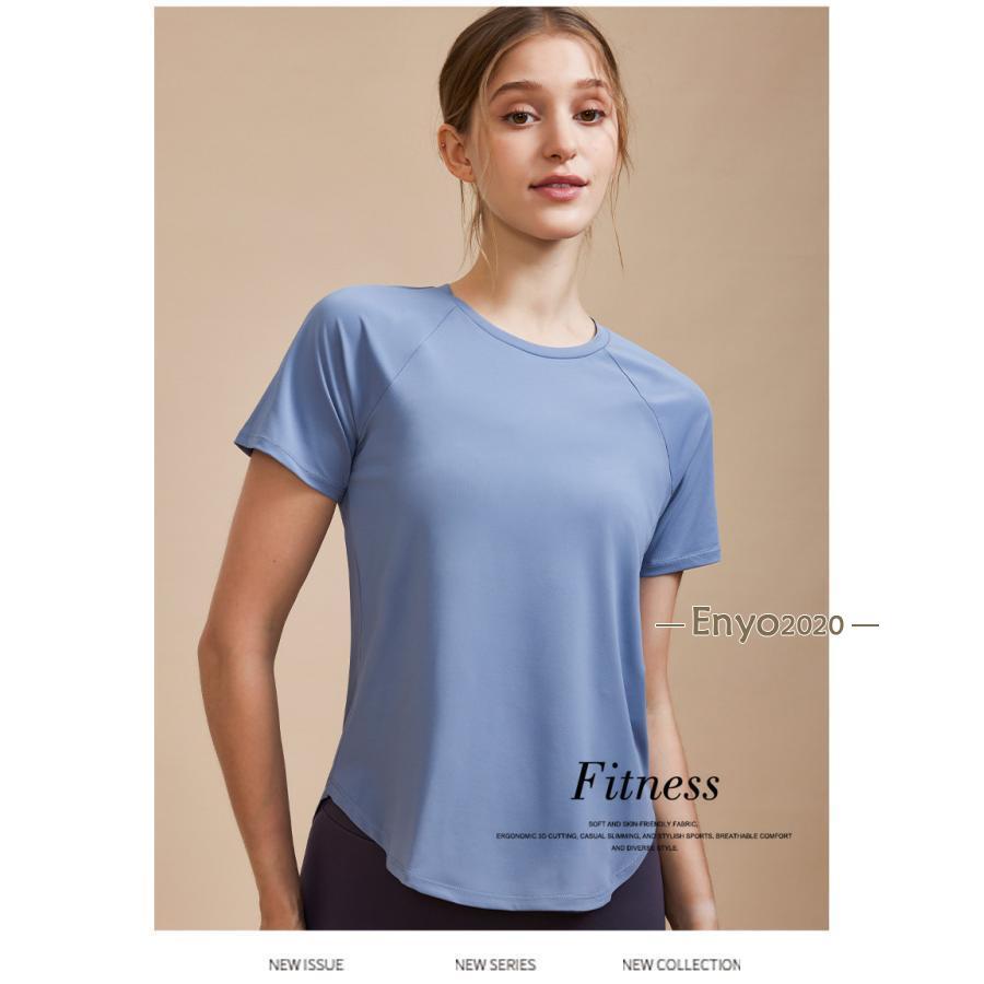 スポーツウェア Tシャツ レディース ティーシャツ ヨガ ランニング テニス フィットネス シンプル 大きめ | ブランド登録なし | 11