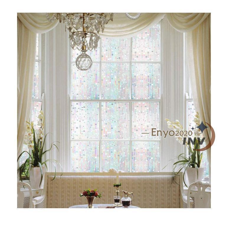 目隠シート 遮光シート 窓用 窓 ガラスフィルム 浴室 防犯 ウィンドウフィルム 窓用フィルム  繰り返し使用 目隠し シート UVカット 水で貼る 剥がせる | ブランド登録なし | 17