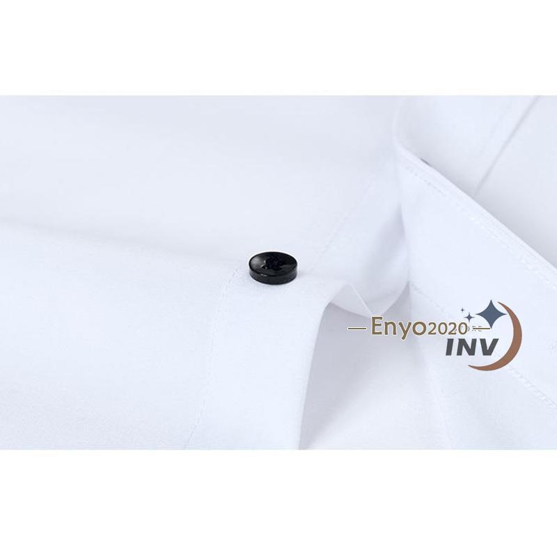 ワイシャツ ビジネスシャツ メンズ 長袖 半袖 無地 おしゃれ 長袖ワイシャツ 半袖ワイシャツ 形態安定 スリム ストレッチ カジュアル 通勤 通学 安い | ブランド登録なし | 09