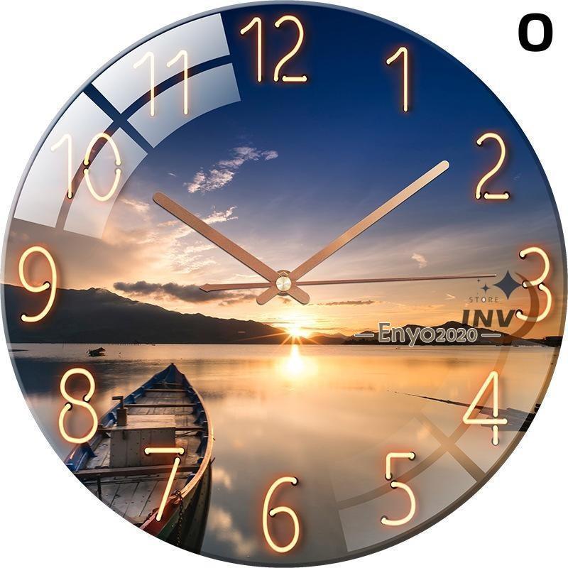 壁掛け時計 掛け時計 時計 おしゃれ 静音 北欧 オシャレ 寝室 リビング 子供部屋 オフィス ウォールロック ブルーライト 夜空 インテリア 新築祝い プレゼント | ブランド登録なし | 15