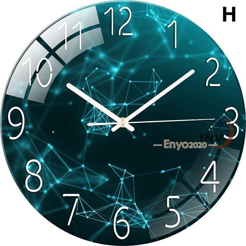 壁掛け時計 掛け時計 時計 おしゃれ 静音 北欧 オシャレ 寝室 リビング 子供部屋 オフィス ウォールロック ブルーライト 夜空 インテリア 新築祝い プレゼント | ブランド登録なし | 08