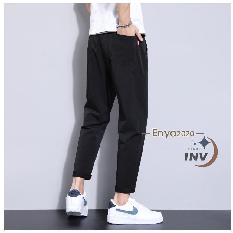 接触冷感ジョガーパンツ 夏ひんやり メンズ 9分丈 アイス生地 薄手速乾 テーパードパンツ スキニー 長ズボン イージーパンツ アンクル 蒸れない 激安＆ | ブランド登録なし | 09