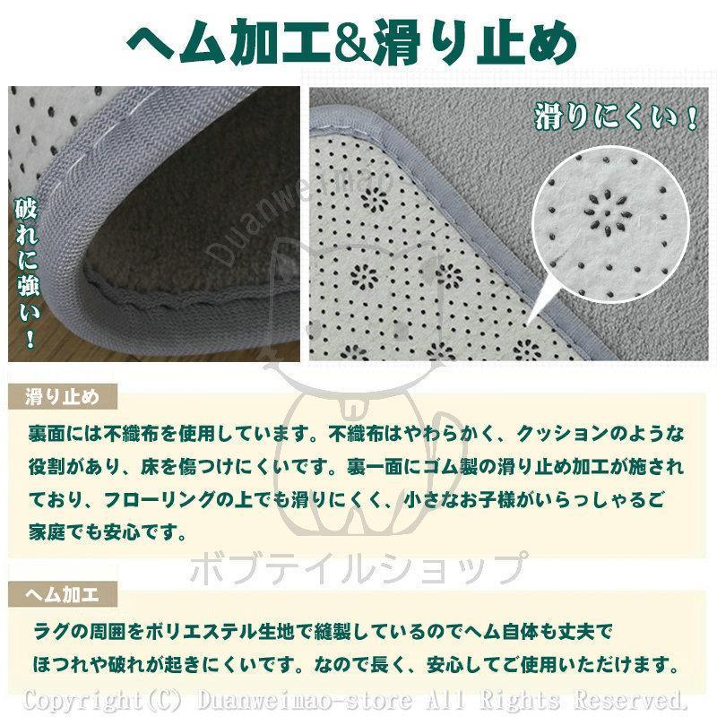 ラグ カーペット オールシーズン 200×300 絨毯 ラグマット 洗える 約3.6畳 ホットカーペット 長方形 滑り止め付き 夏用 冬用 大判 床暖房 冷房対応 おしゃれ