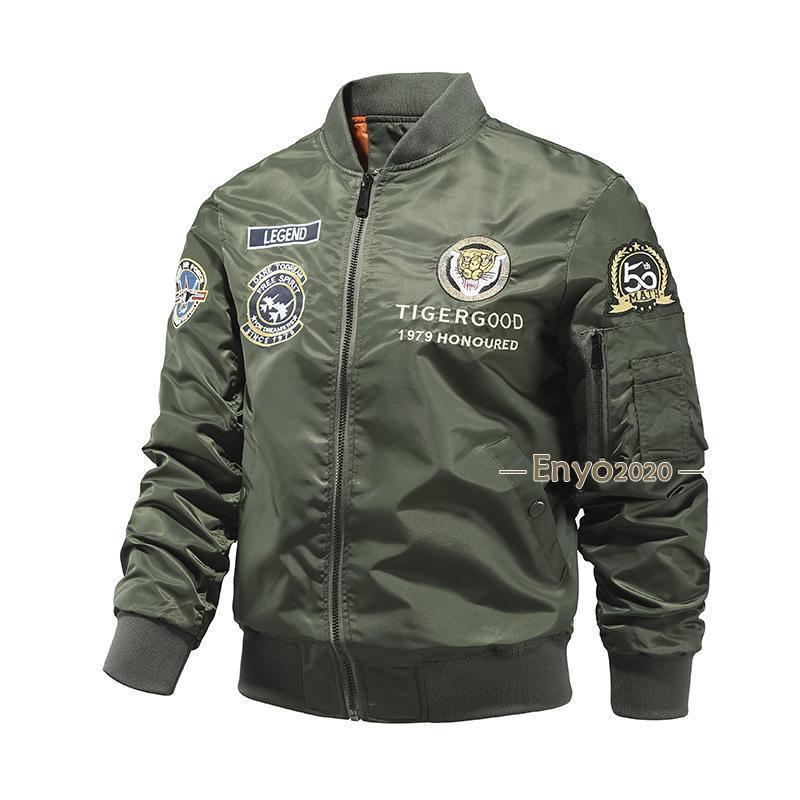 MA-1 中綿コート ミリタリージャケット 中綿入り メンズ 二種類 虎