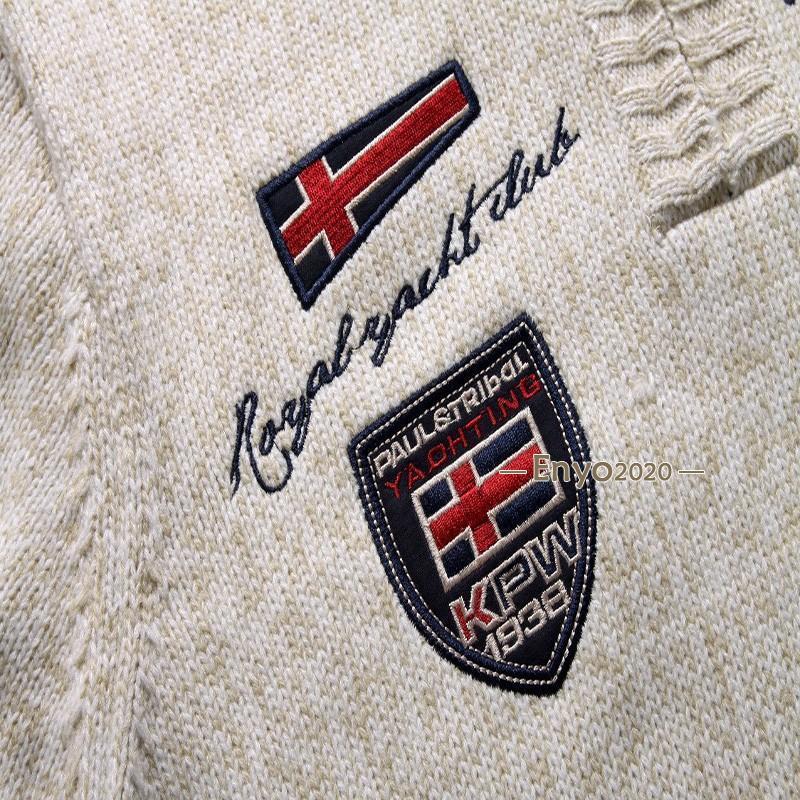 セーター メンズ ニット クリスマスプレゼント 厚手 スタンドカラー