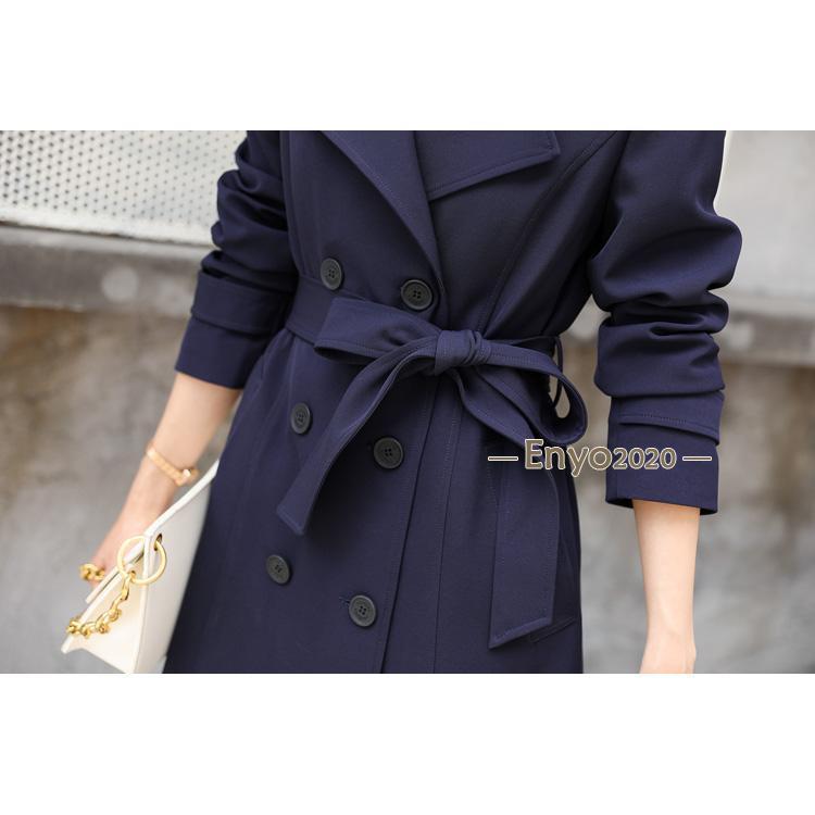 ジャーナルスタンダードフード付きダブルボタンコート ブラック サイドスリットダブルボタンチェスターコート[ze759