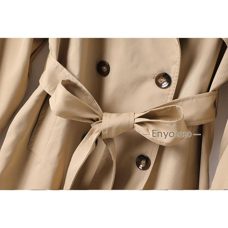 BURBERRYS◇160cm前後/トレンチコート/L/コットン/KHK/裾などにシミ