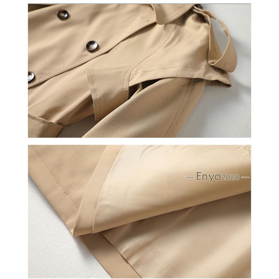 COACH◇トレンチコート/165/92A/コットン/PNK/ウエストベルト有