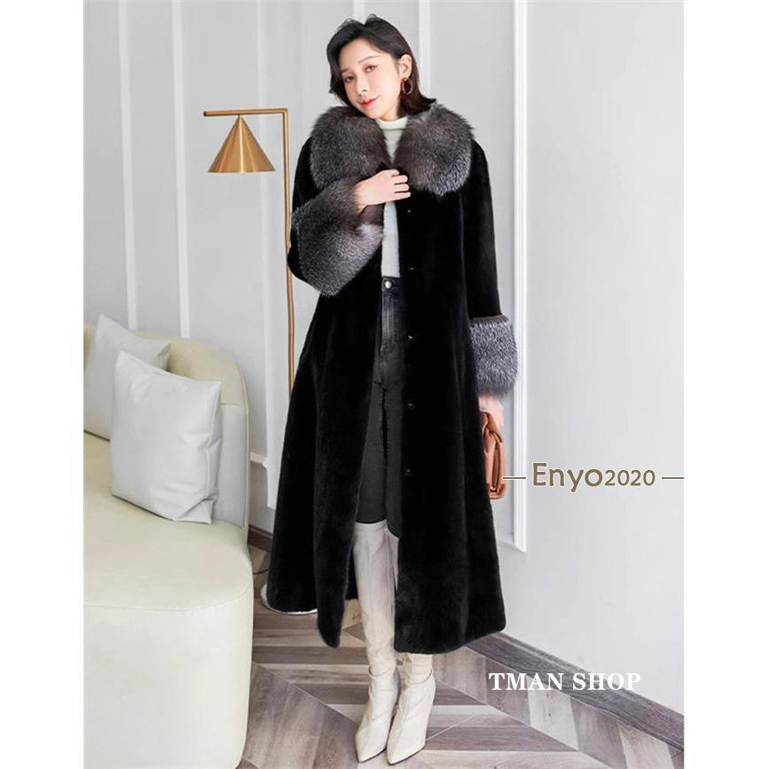 爆買 ファーコート レディース 毛皮コート ミンク レディースファー