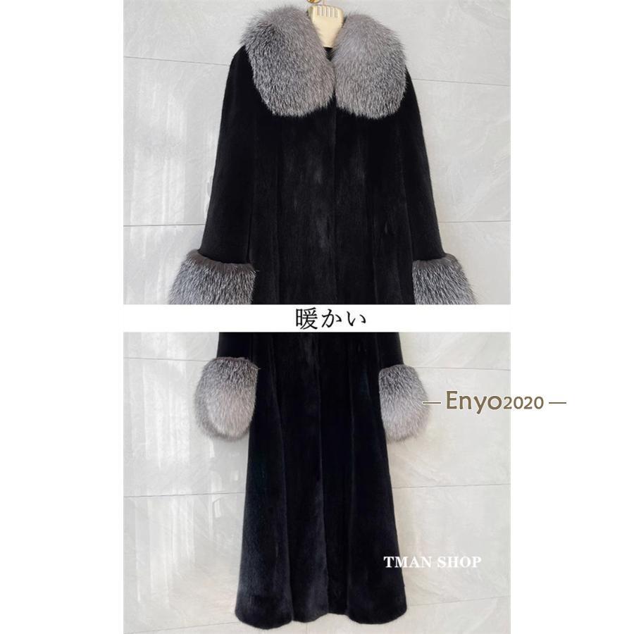 爆買 ファーコート レディース 毛皮コート ミンク レディースファー