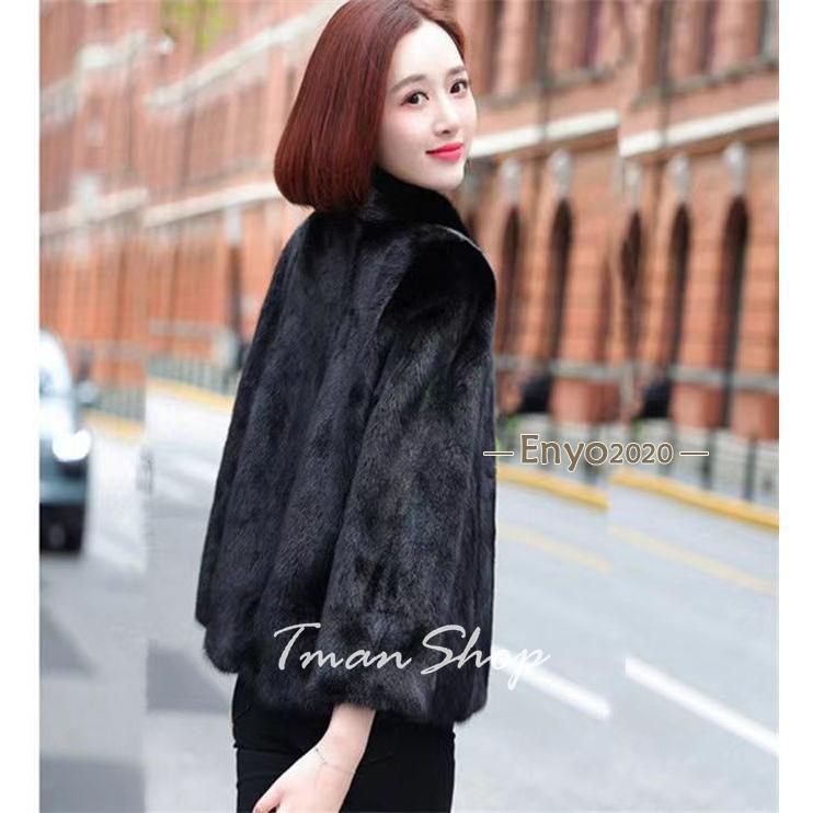 ミンク毛皮ファー ケープ風デザイン ジャケット ショート丈コート ミンク毛皮ファー ケープ風デザイン ジャケット ショート丈コート