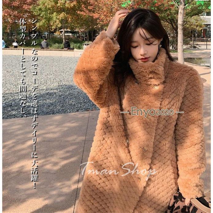 毛皮/ミンク/ポリ＆ナイロン/リバーシブル フード付 リアル