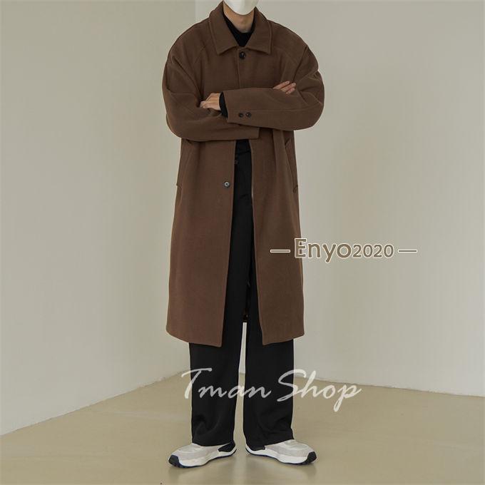 チェスターコート メンズ ロングコート ビジネス 無地 オーバー