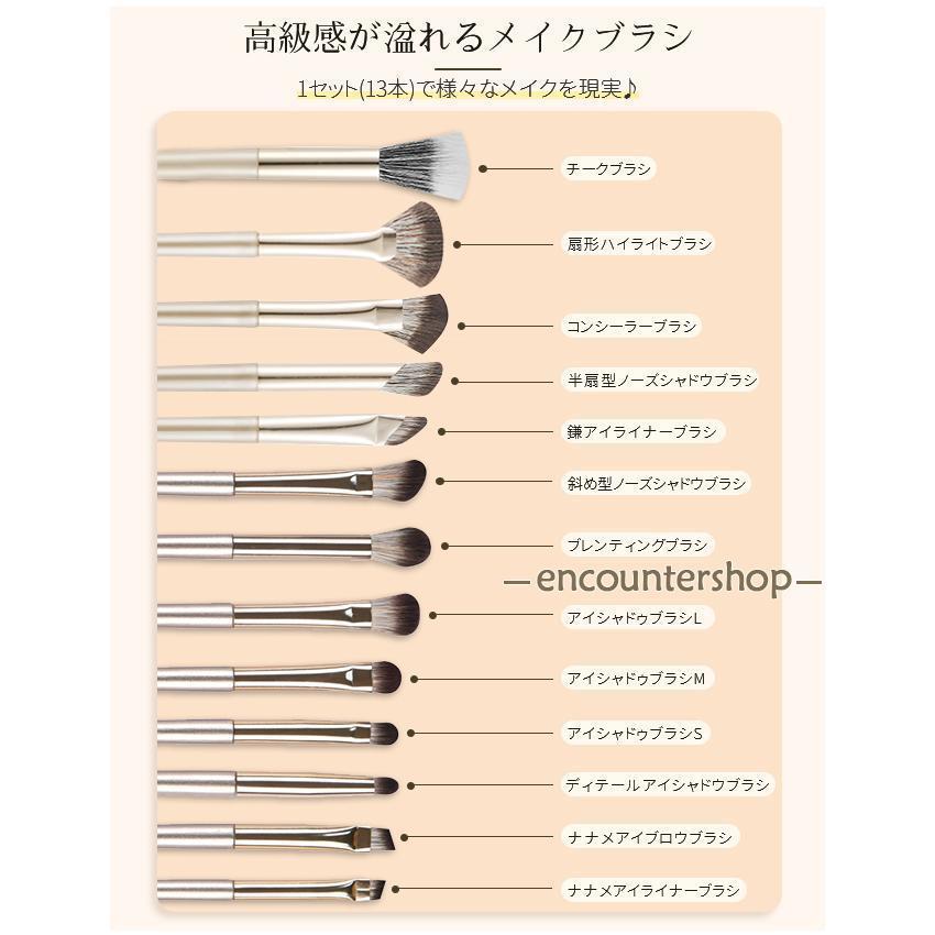 メイクブラシセット 8本セット 13本セット アイシャドウブラシ メイク