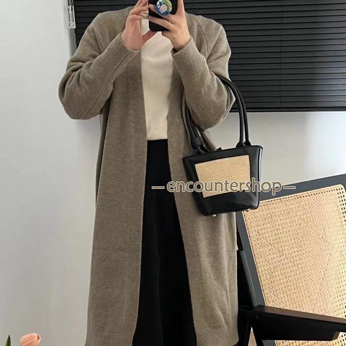 ニットカーディガン レディース ロングカーディガン ロング丈