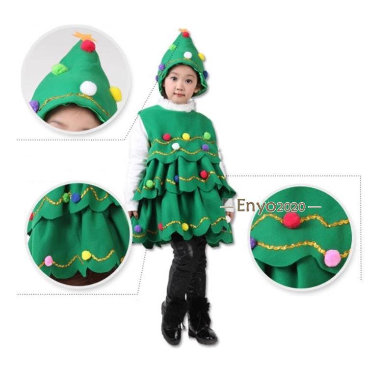 大人 クリスマス 女の子 クリスマスツリー 子供服 コスプレ ワンピース