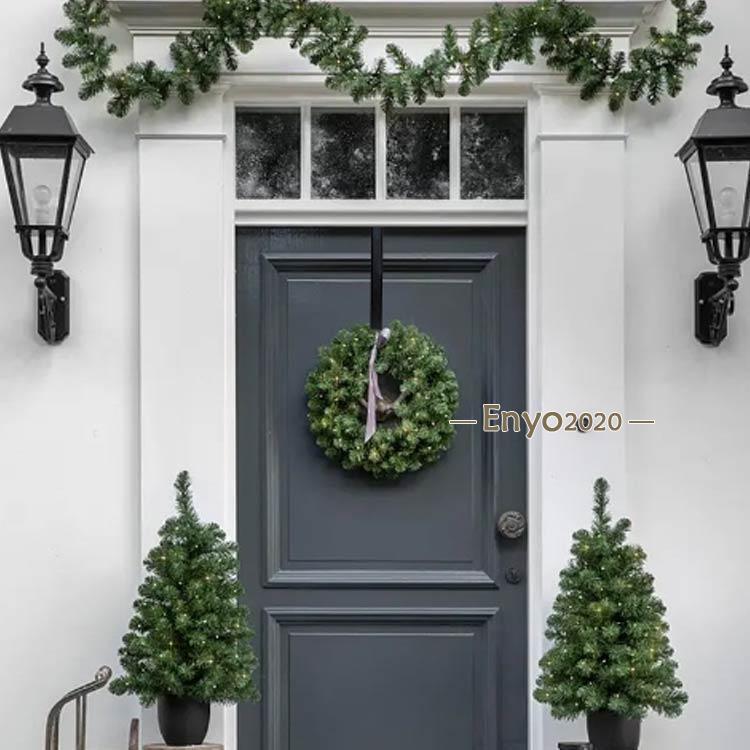 クリスマス リース フック 伸?式 リースハンガー 長さ38~64cm調整可能