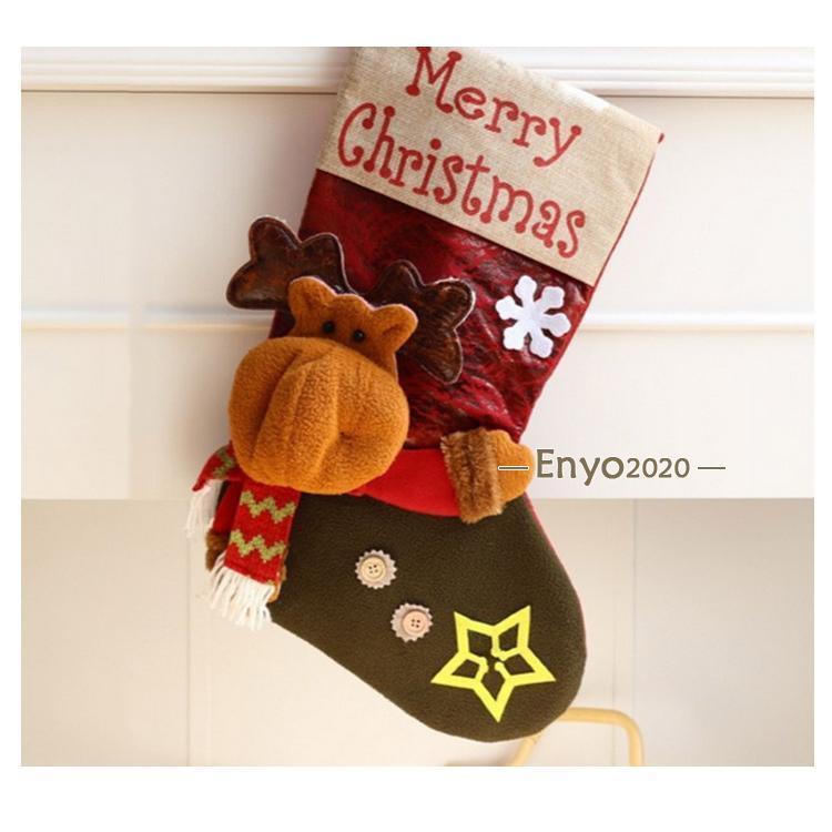 クリスマス 靴下 クリスマスソックス クリスマスツリー 飾り 雪だるま