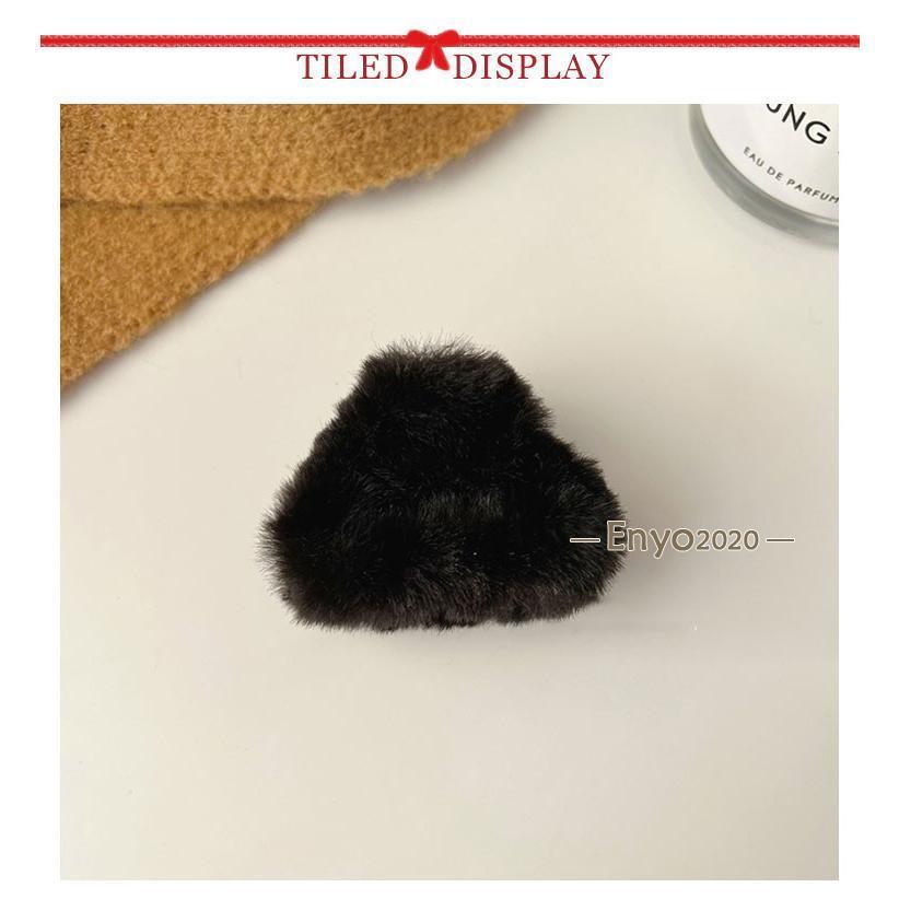 ボア 5個セット ヘアクリップ ねこ耳 バンスクリップ レディース ミニ